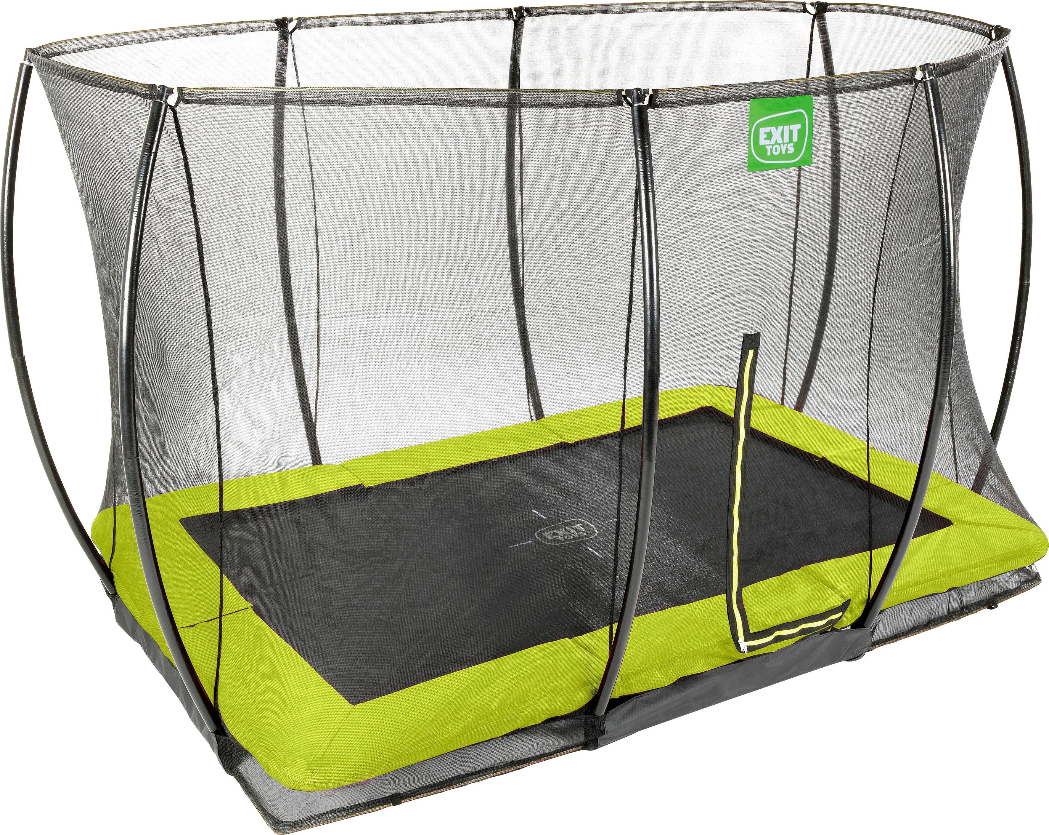 EXIT Bodentrampolin Silhouette Ground, BxT: 214x305 cm, mit Sicherheitsnetz