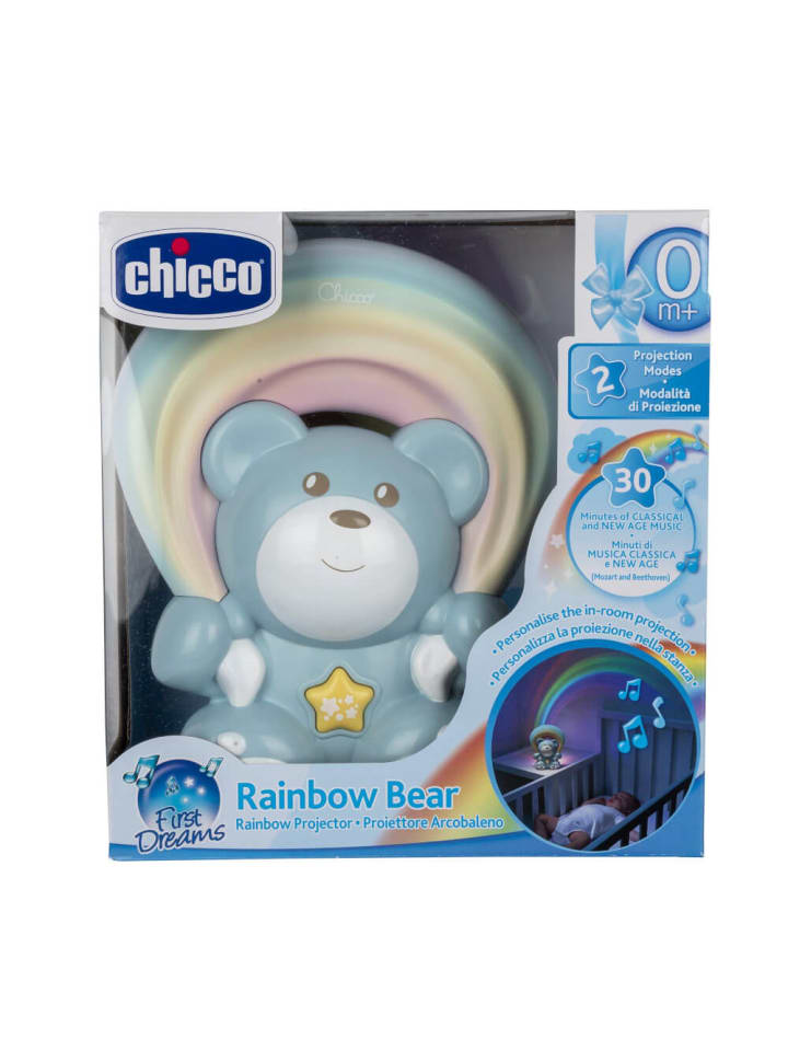 Chicco Nachtlicht Regenbogenprojektor Bär Blau, ab 6 Monate günstig kaufen onesize