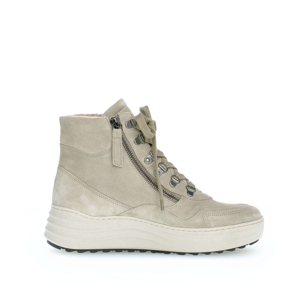 Gabor comfort Schnürstiefelette beige