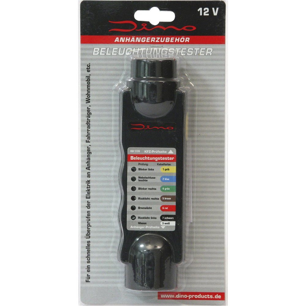 Dino Anhänger Beleuchtungstester für Anhänger Steckdose & Stecker 12 V DINO 130081