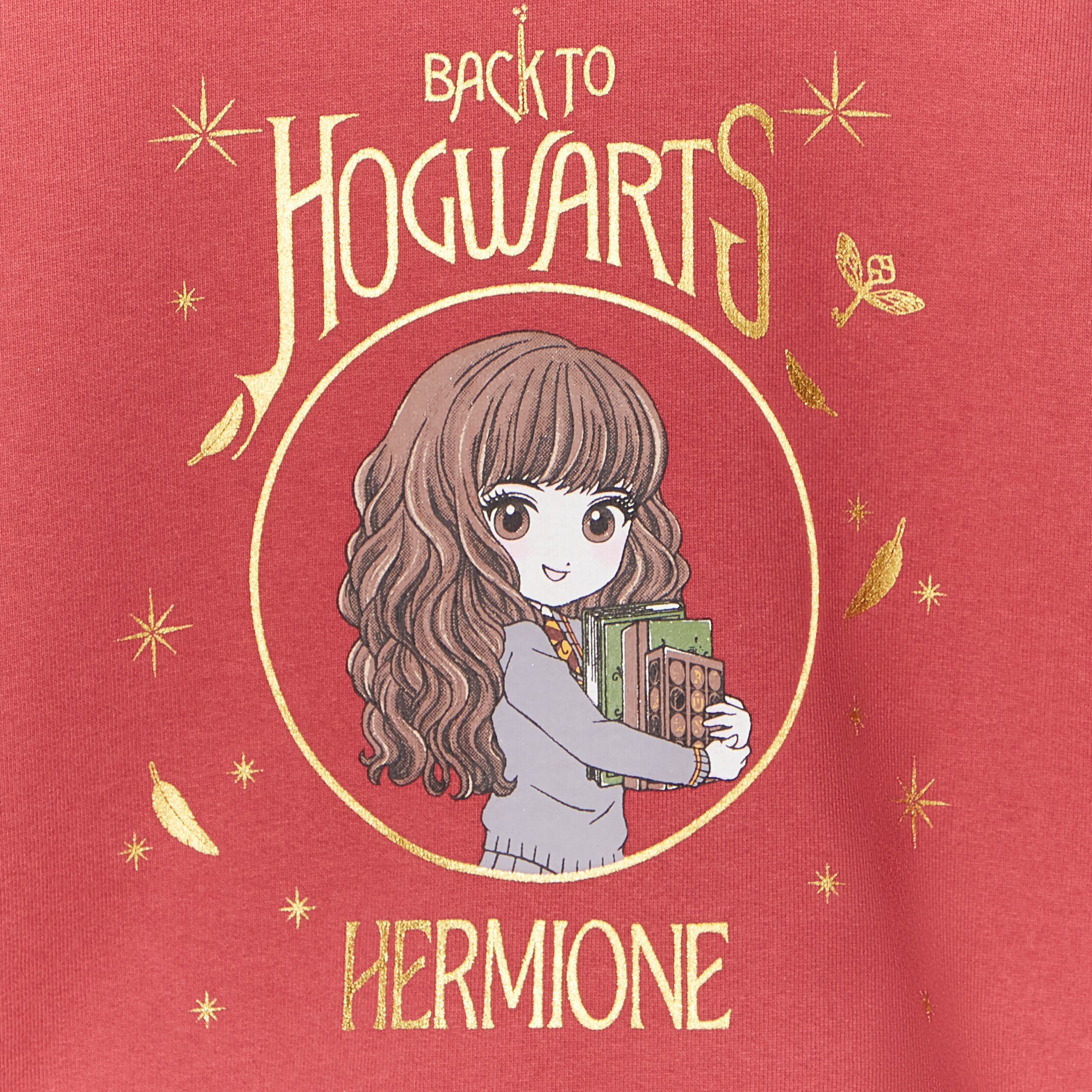 Sweat à capuche hoodie Harry Potter rose framboise fille | La Halle