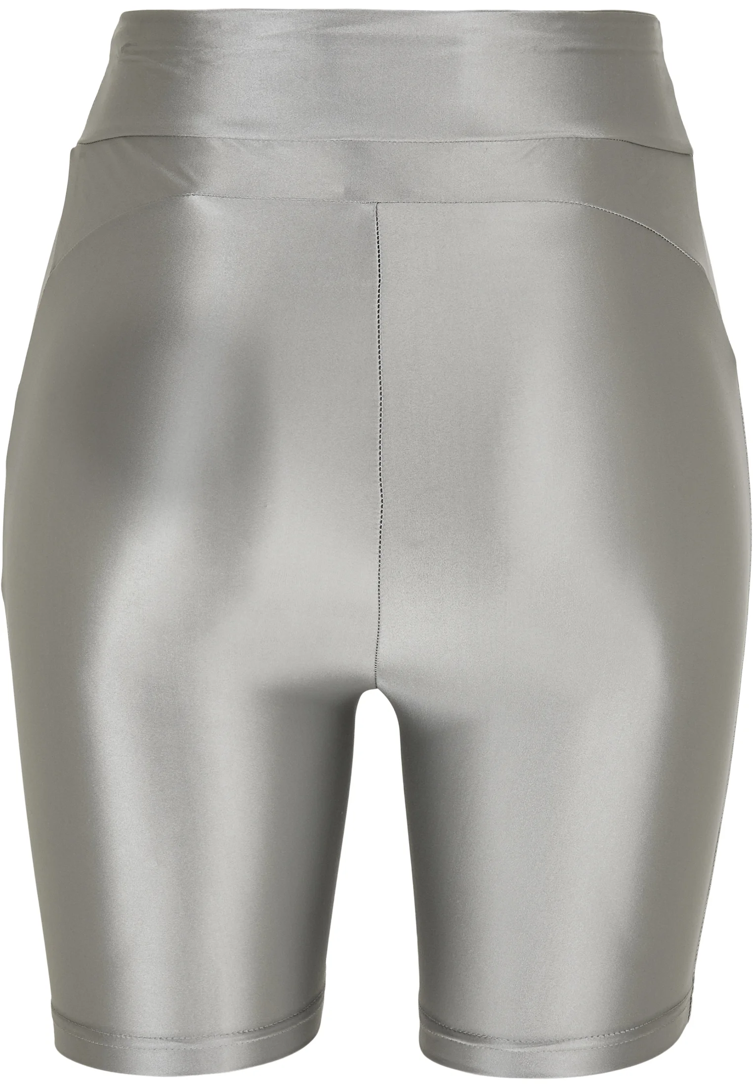 Pantalones cortos de ciclismo Urban Classics para mujer con cintura alta, metalizados y brillantes - Pantalones cortos