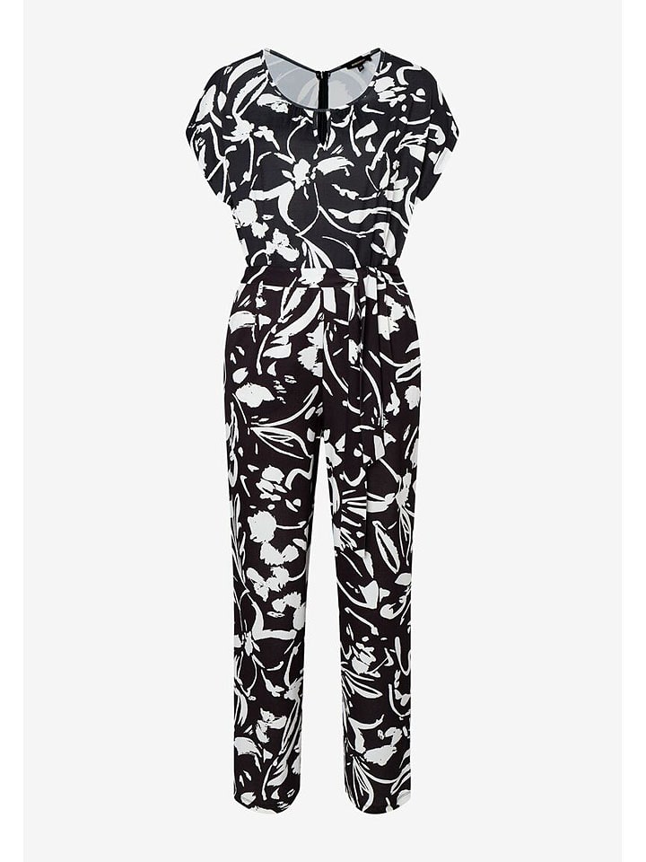 More & More Jumpsuit in Schwarz/ Weiß günstig kaufen