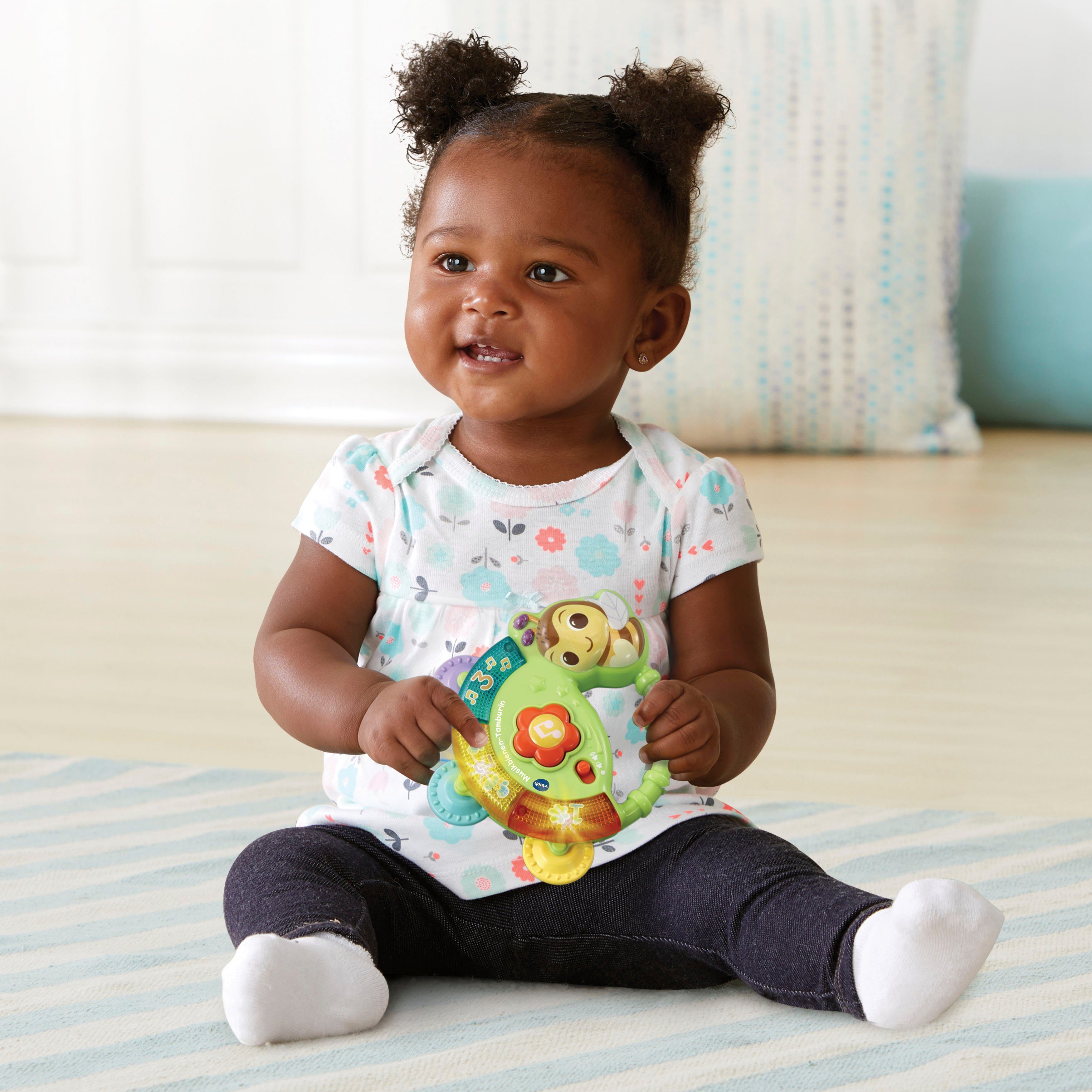 Vtech® Lernspielzeug Vtech Baby, Musikbienen-Tamburin, mit Licht und Sound