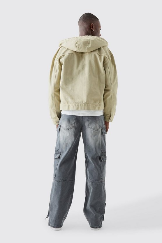 Lockere Cargo-Jeans mit Taschen