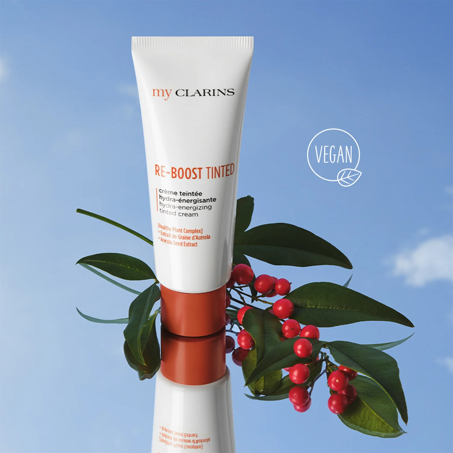 MY CLARINS RE-BOOST TINTED Hydra-Energizing tonirana krema za lice - Hidratantna tonirana krema za lice, Posvjetljujuća tonirana krema za lice