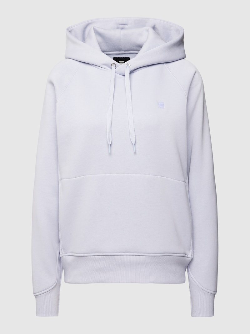 Hoodie mit Label-Stitching Modell 'Premium core 2.0' in hellblau