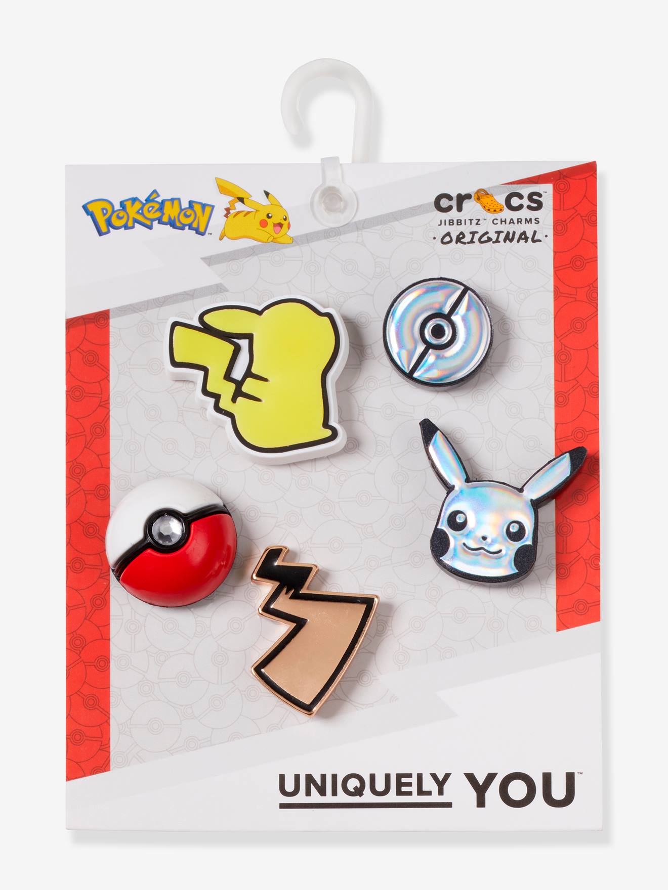 Crocs 5er-Pack Kinder Schuhanstecker ELEVATED POKEMON Jibbitz CROCS - mehrfarbig