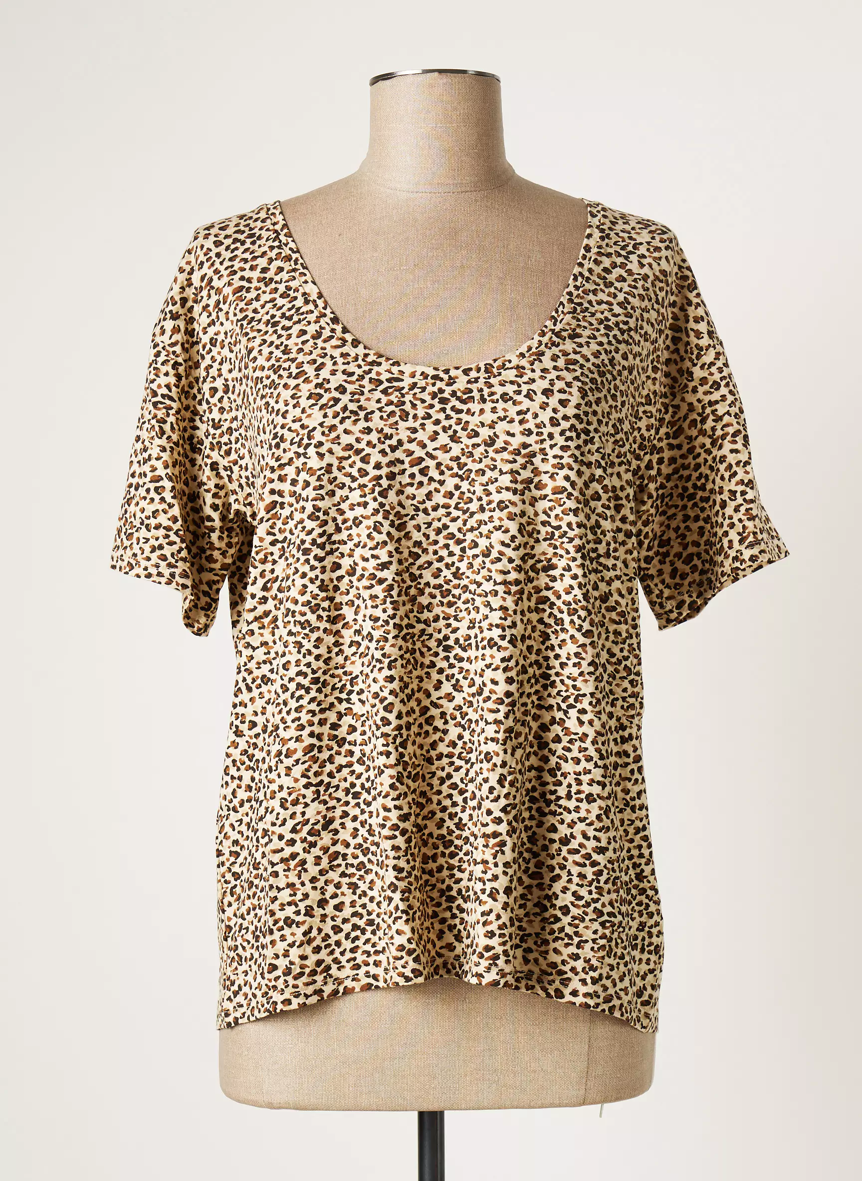 Oui Tshirts Femme couleur marron