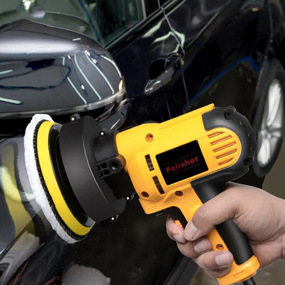 Tidyard Poliermaschine Stepless Speed Adjustable Car Polisher Wachswerkzeug, (1 tlg)