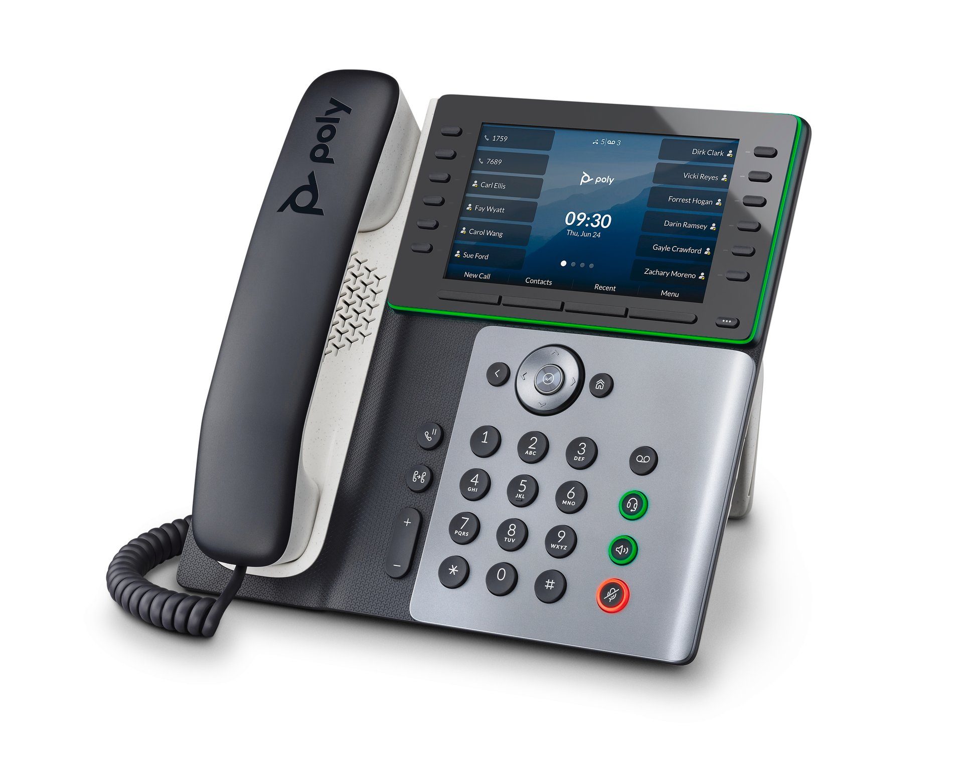 Poly Edge E550 Kabelgebundenes Telefon (LAN (Ethernet), IP Tischtelefon)