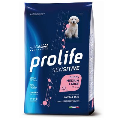 Prolife Dog Puppy Sensitive Medium/ Large Lamm & Reis