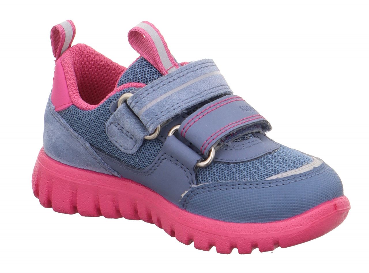 SPORT7 MINI - Blau/PinkSneaker low mit Klettverschluss