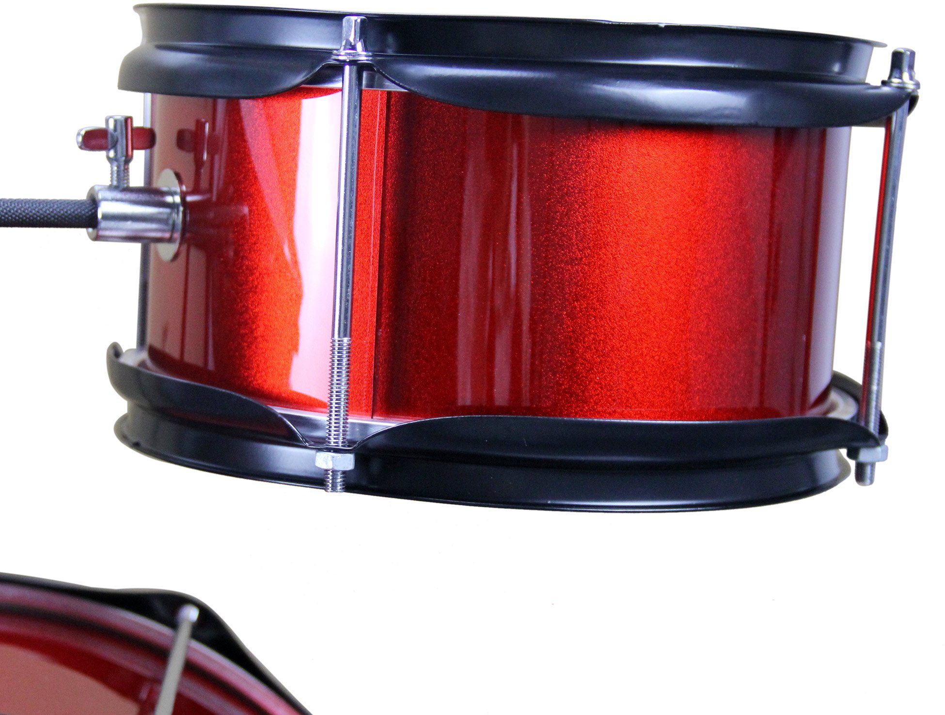 Clifton Kinderschlagzeug Junior Drum, rot, 3-St.