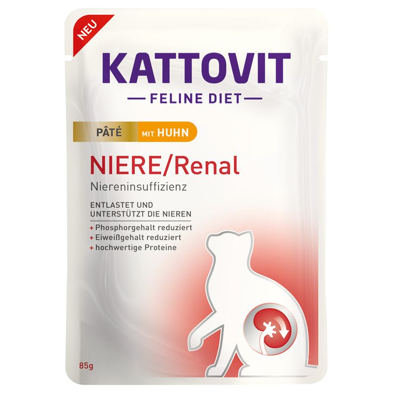 Kattovit Niere/Renal Paté 10 x 85 g zu TOP-Preisen