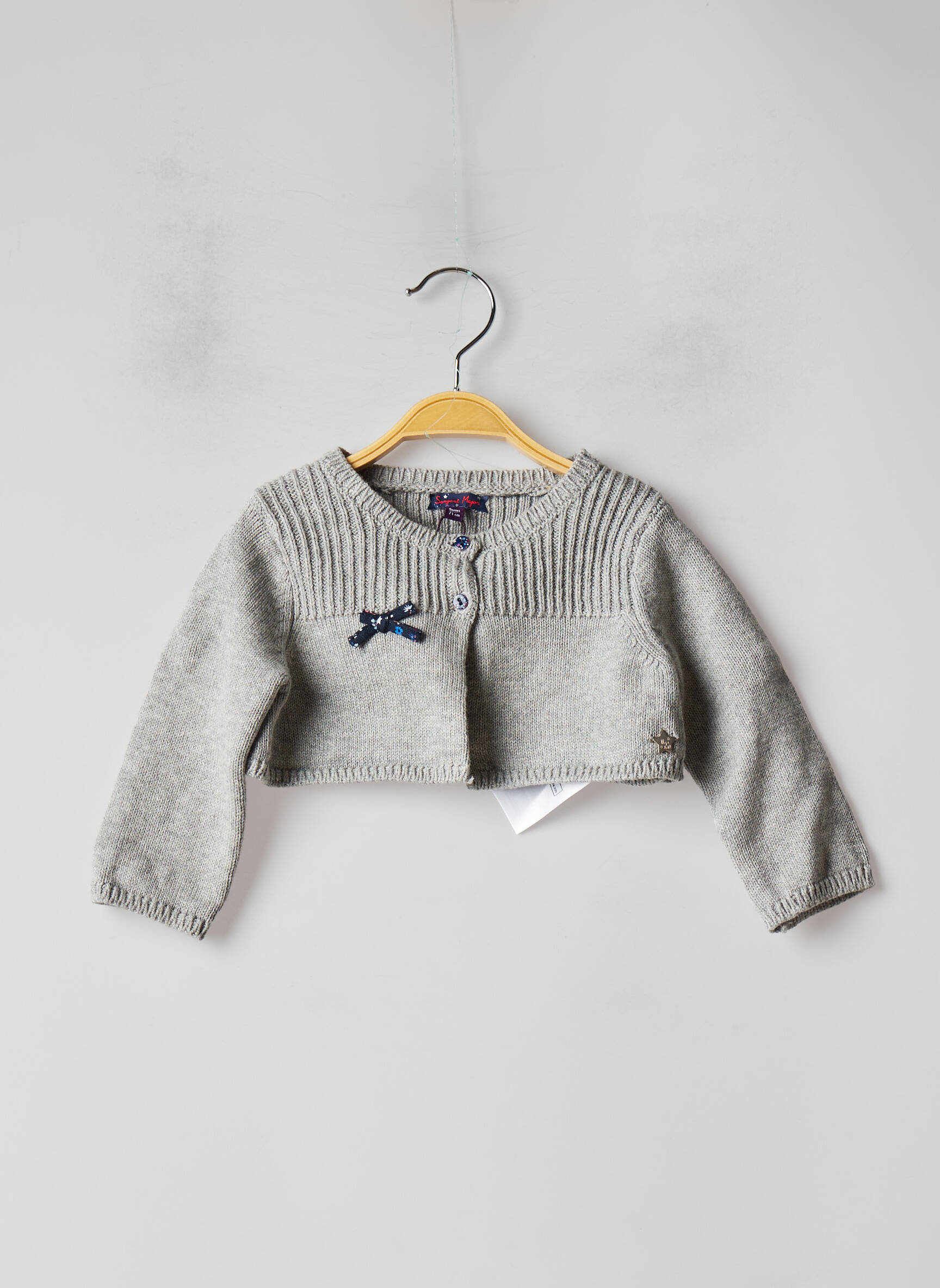 Sergent Major Boleros Fille couleur gris