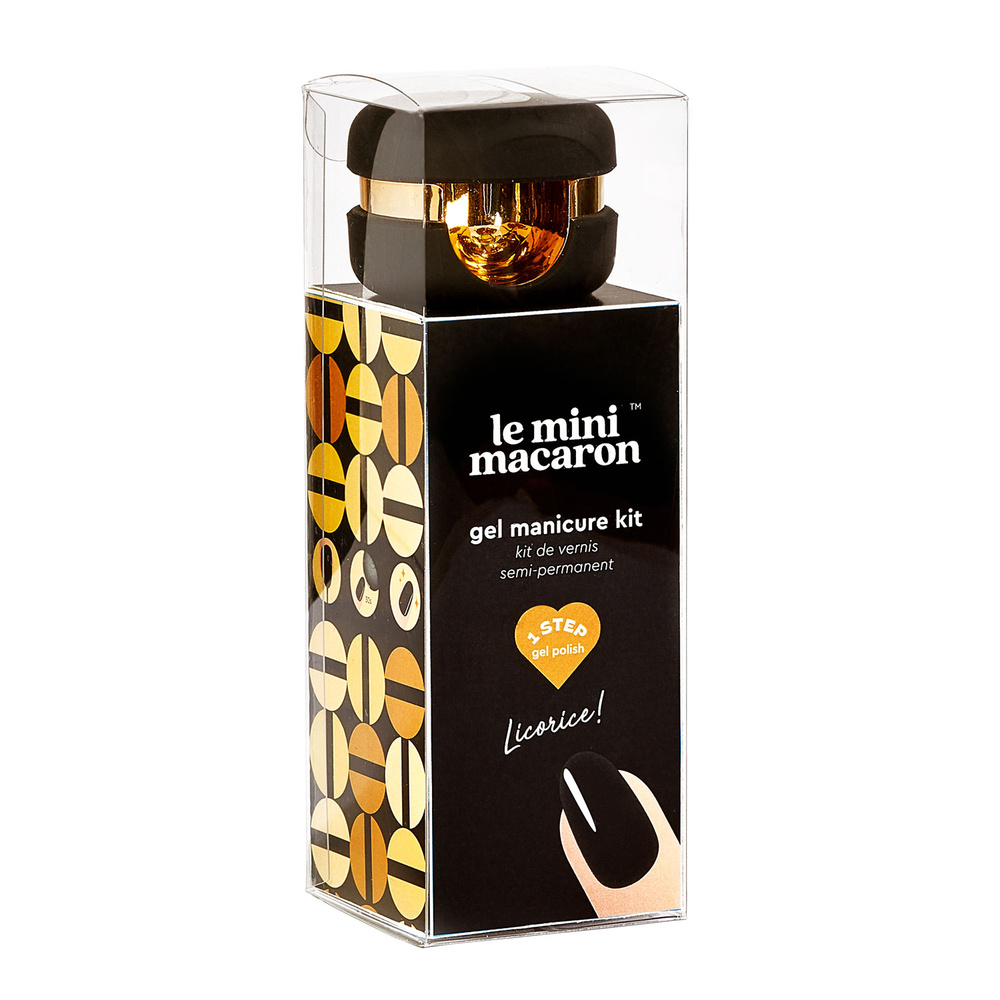 Le Mini Macaron Licorice Gel Manicure kit