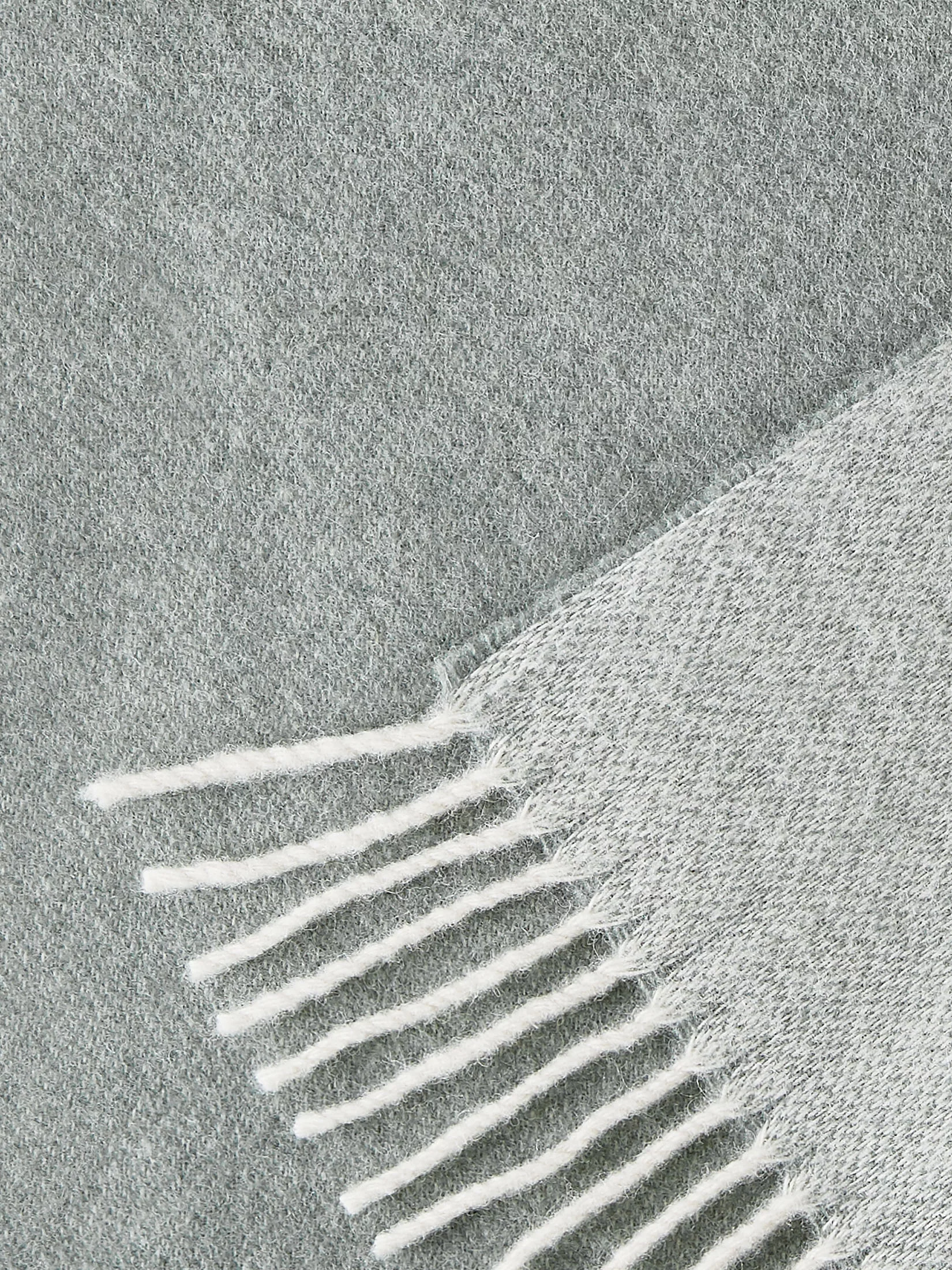 Runa Wolldecke, Offwhite/grau