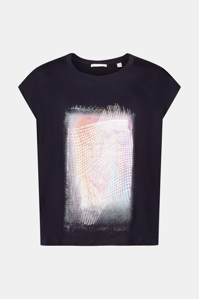 Baumwoll-T-Shirt mit Frontprint