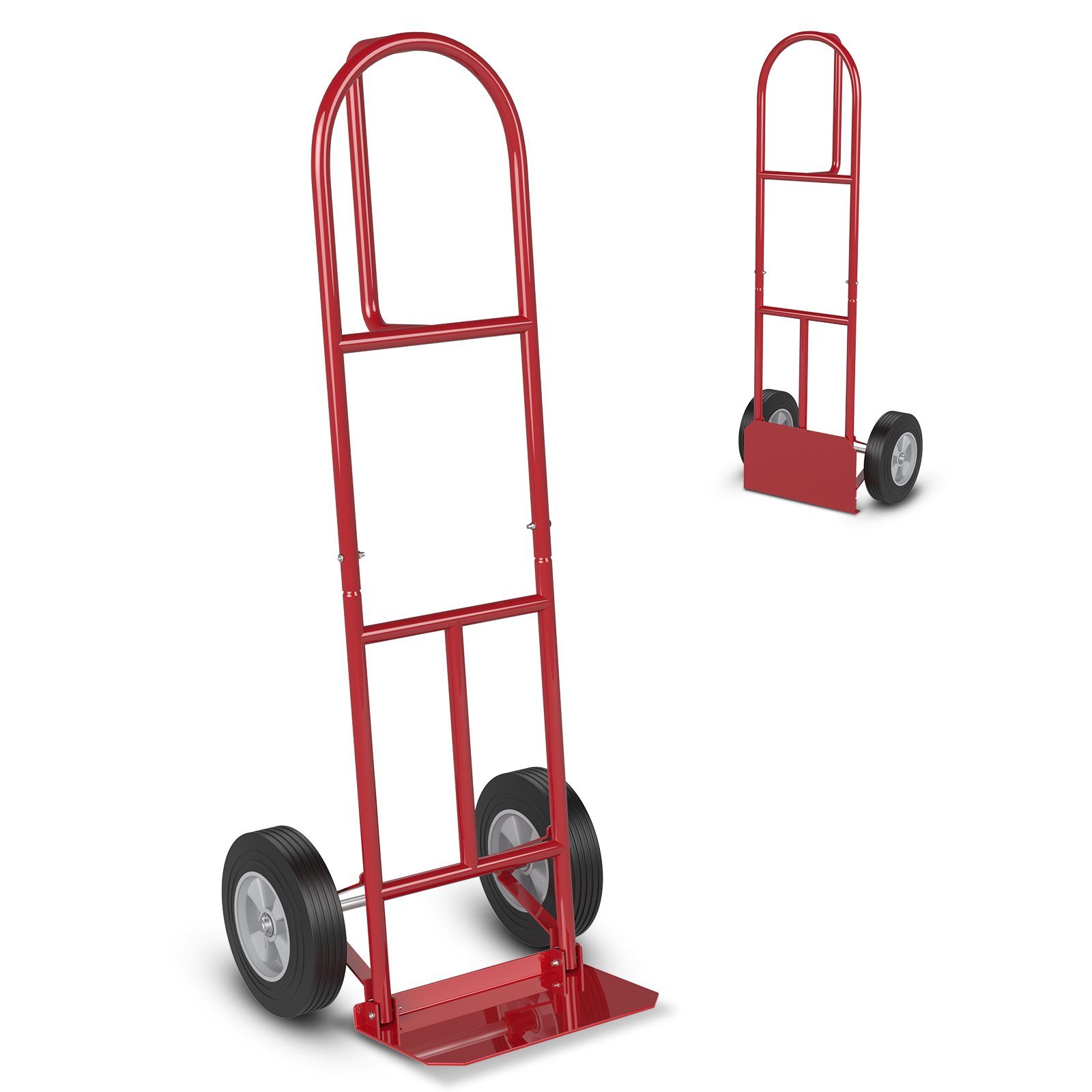 COSTWAY Sackkarre, mit Griff, Rädern & klappbarer Ladefläche, bis 300kg