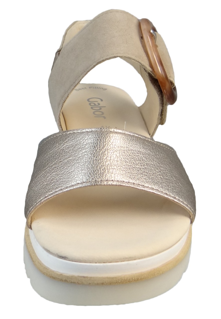 GABOR Keilsandalen beige Keilsandalette