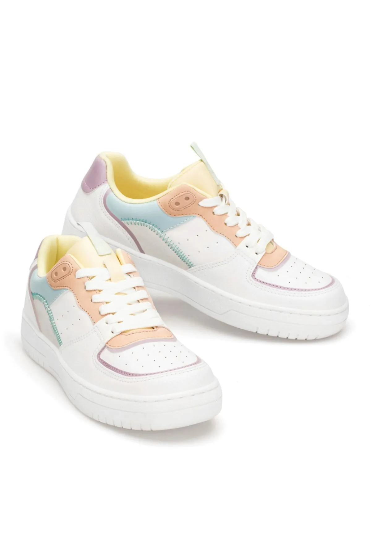 DARK SEER  Ds Alley Damen-Sneaker in Weiß, Gelb, Blau