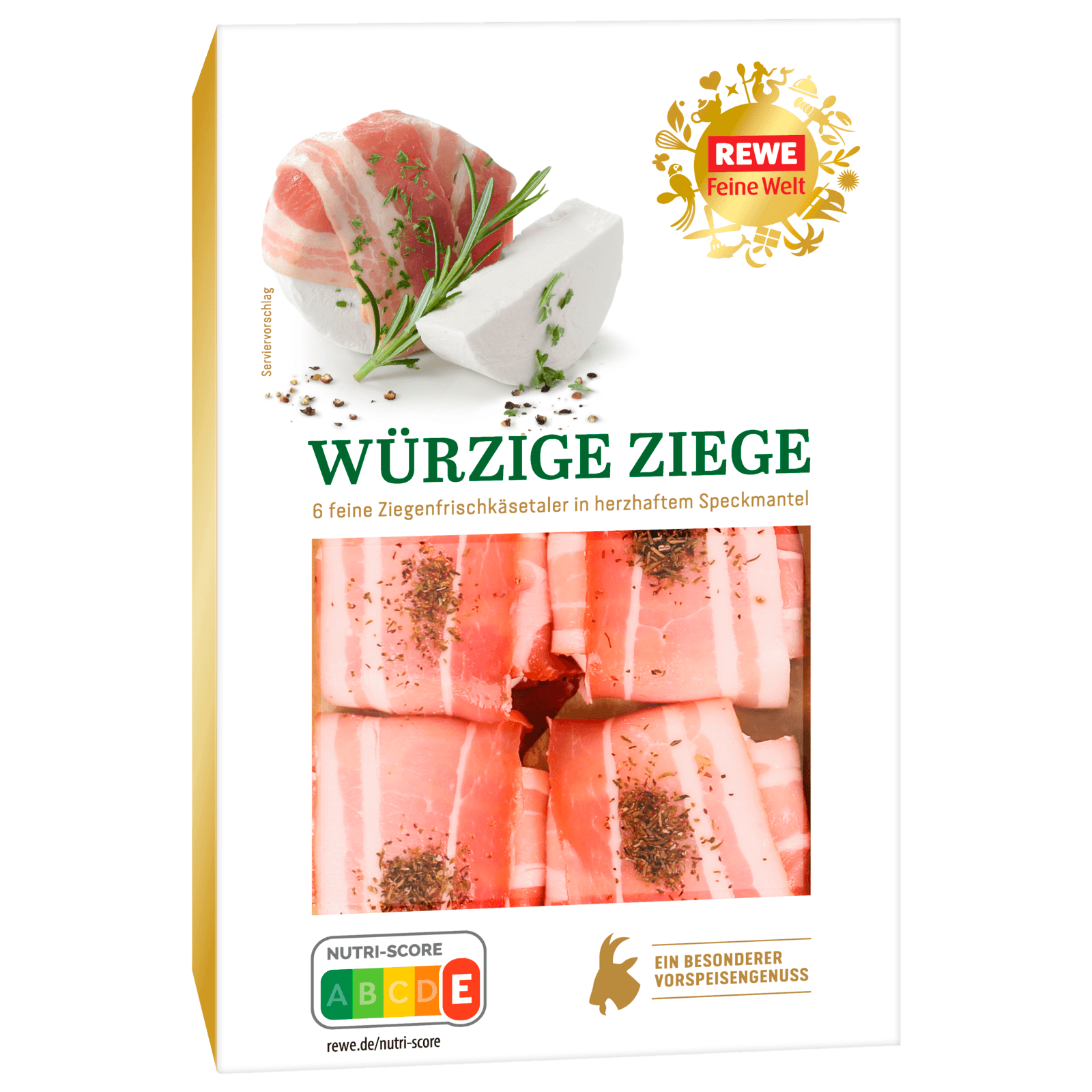 REWE Feine Welt Würzige Ziege 150g, 6 Stück