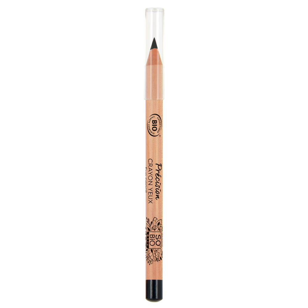 LÉA NATURE SO BiO étic Crayon yeux, Précision - 01 Noir Crayon yeux