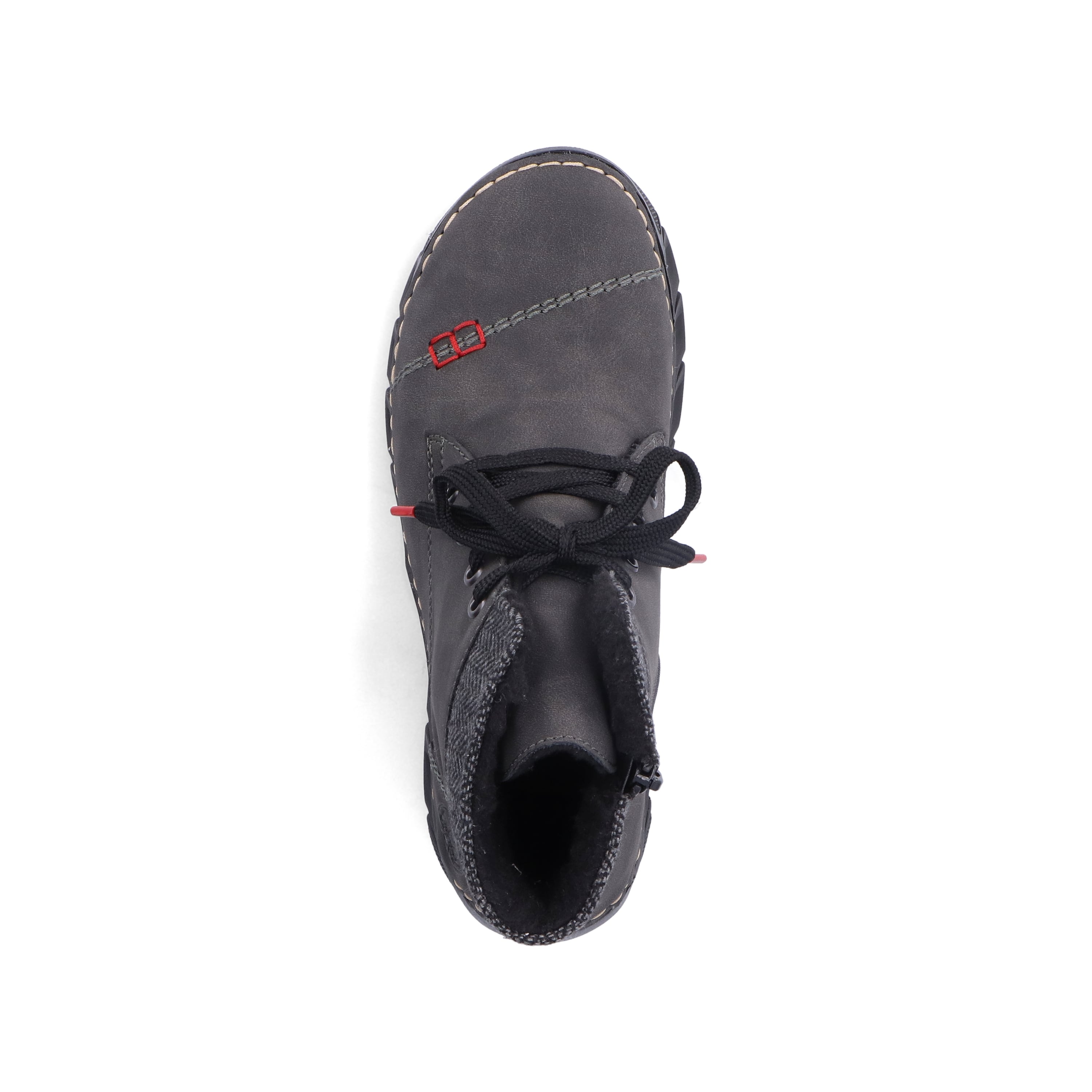 Rieker Damen Schnürstiefel anthrazit