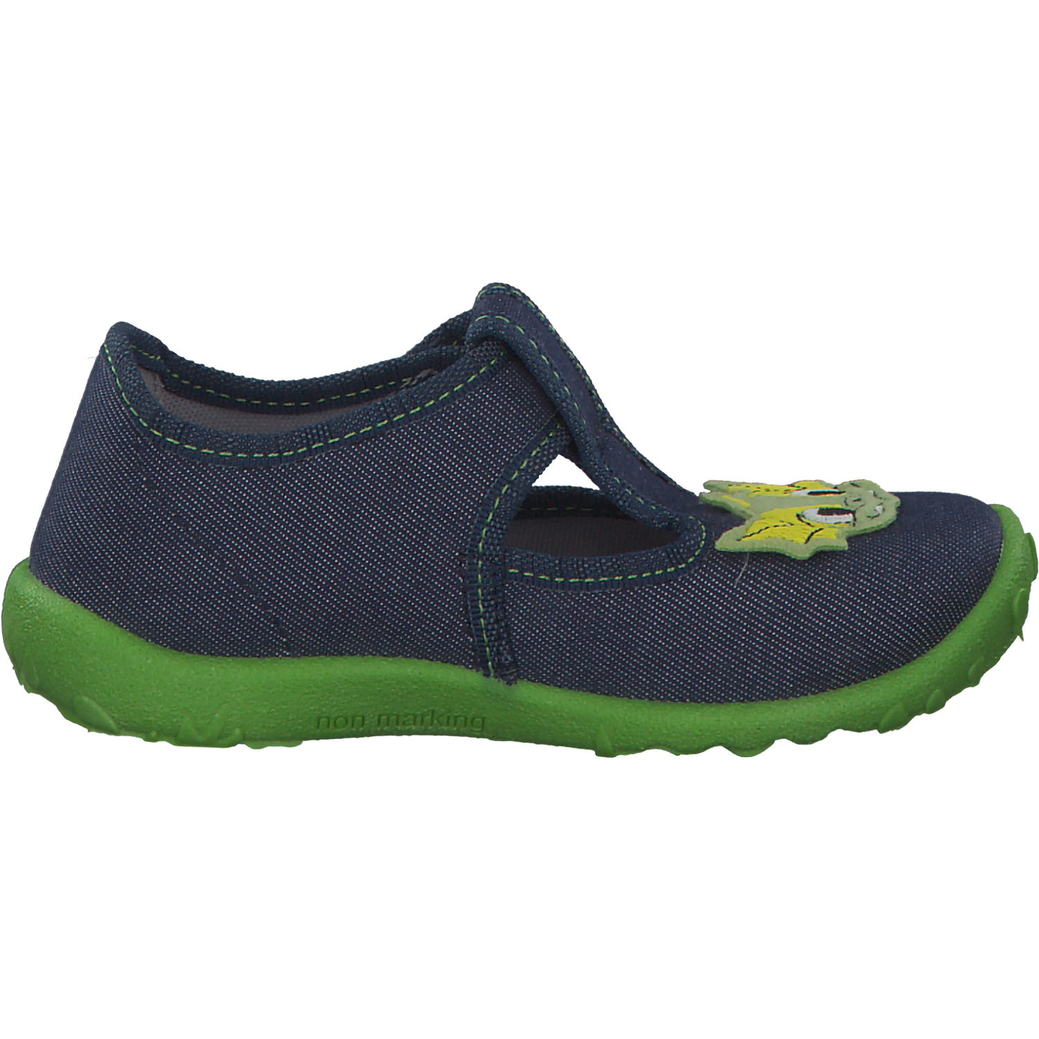 Superfit SPOTTY 09256, Hausschuhe, Kinder, BLAU/GRÜN