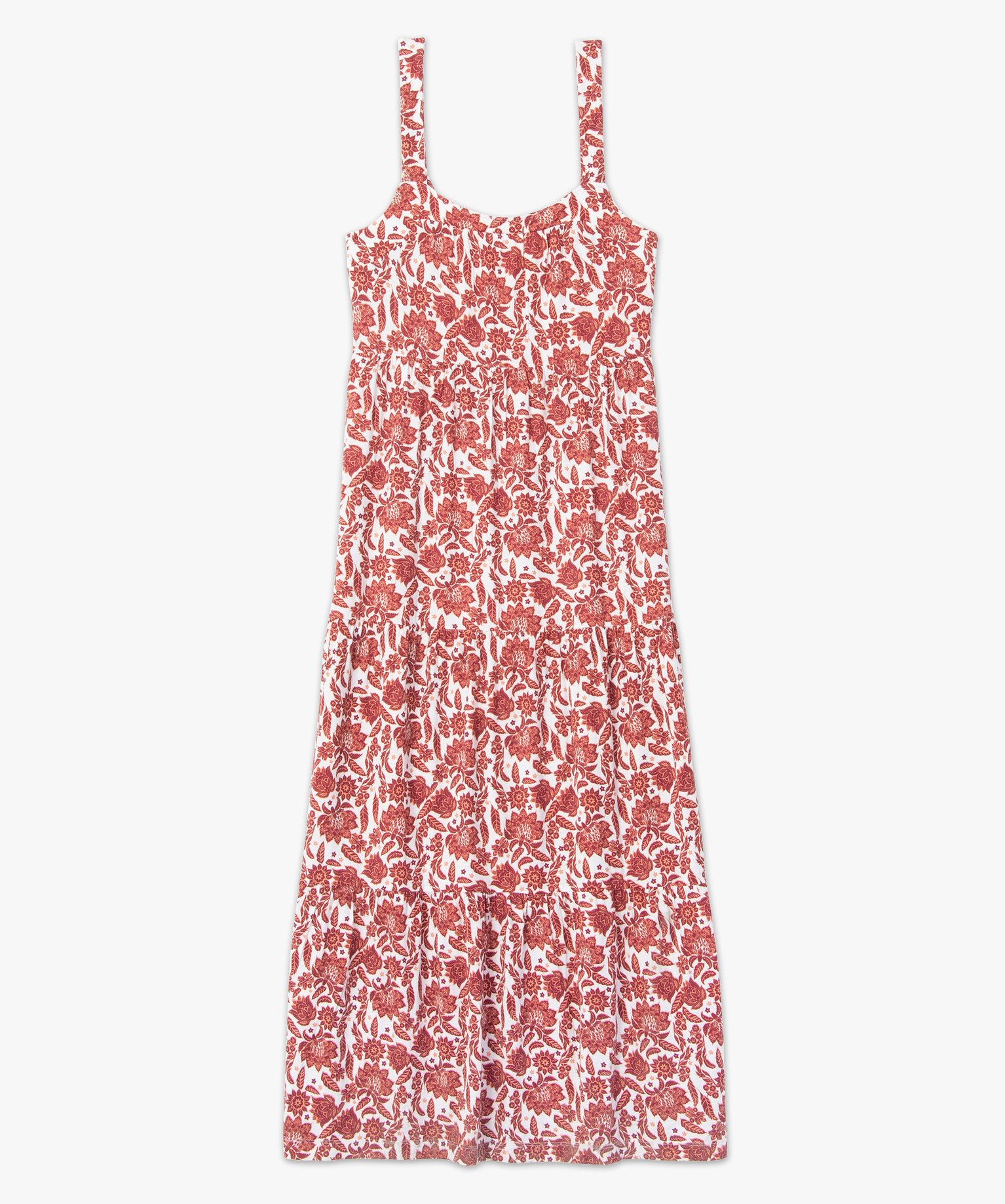 Robe de grossesse en maille extensible à motifs fleuris divers | GEMO