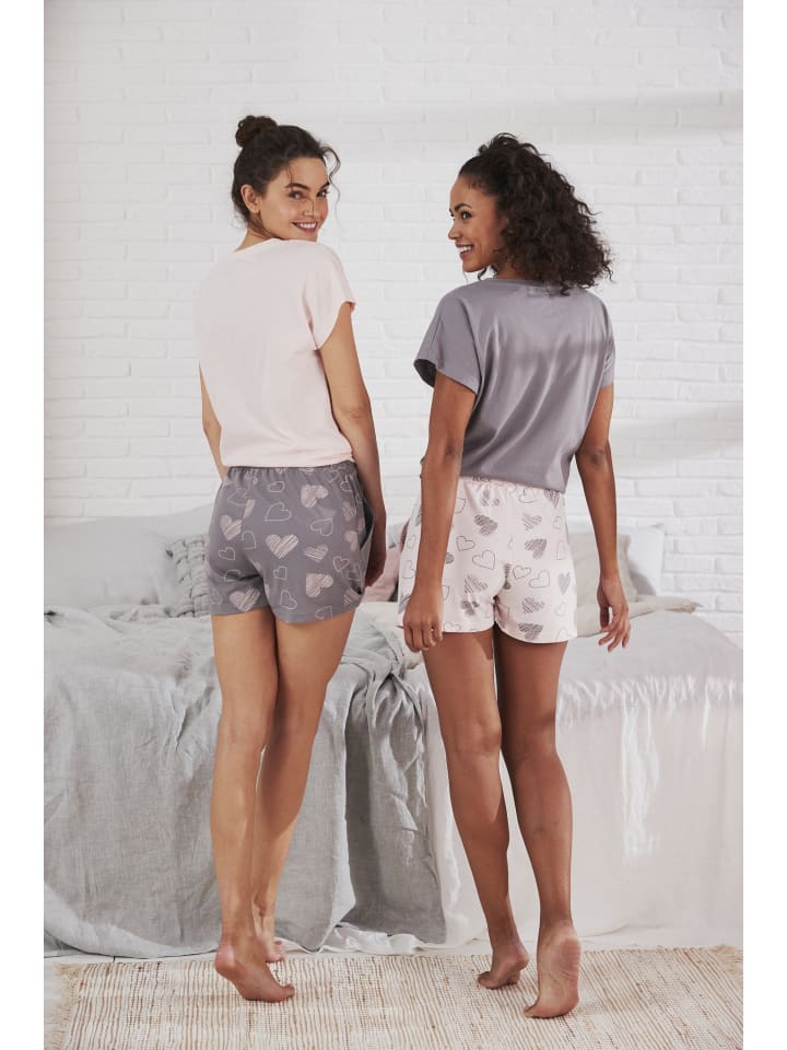 VIVANCE DREAMS Shorty in rosa/grau günstig kaufen