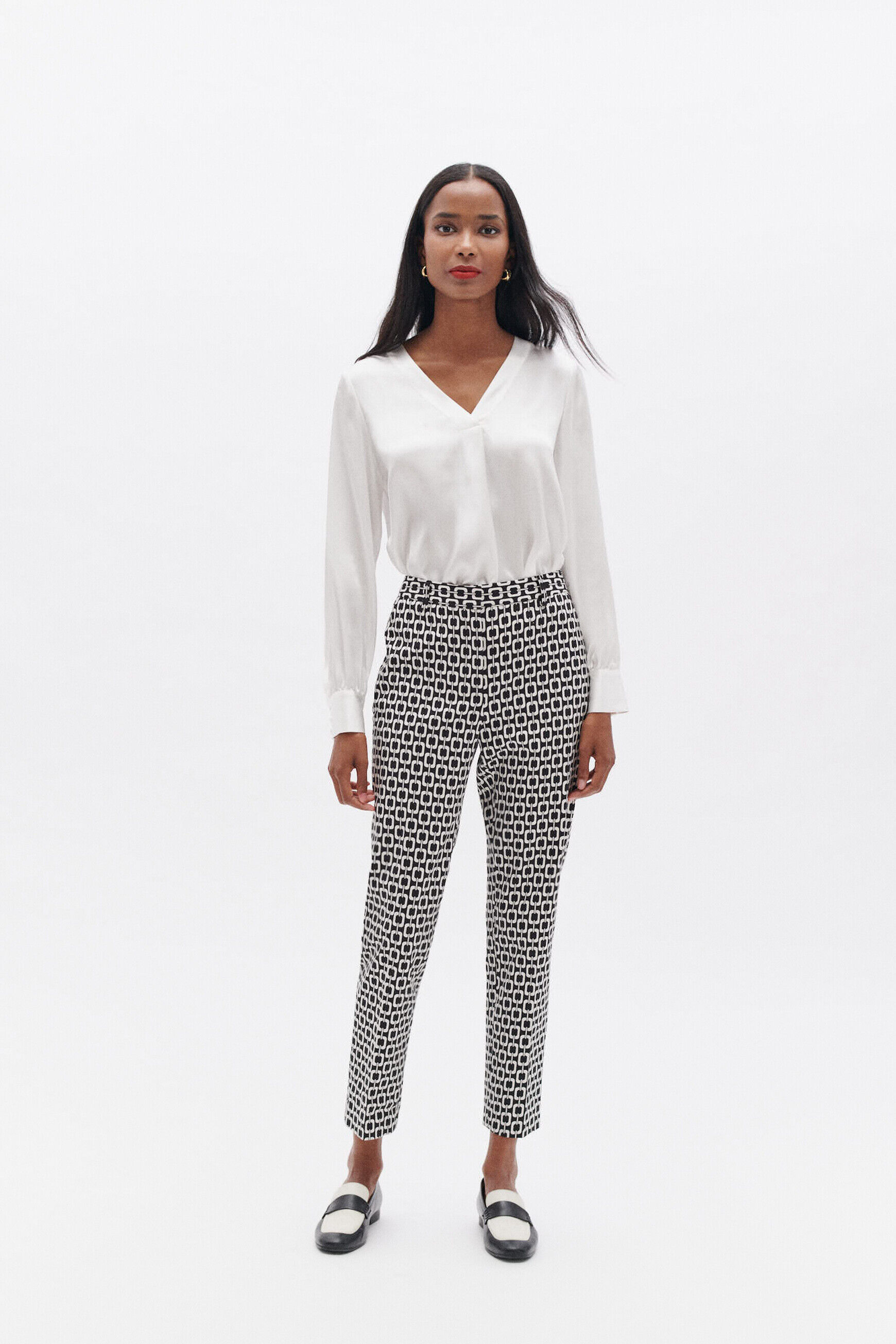 Pantalon pgabin3 noir femme