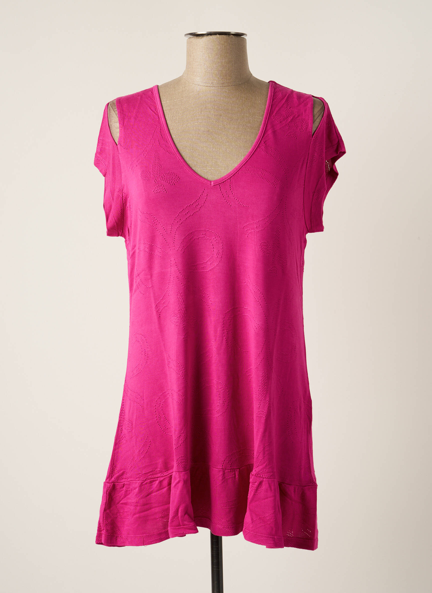Maloka Tuniquemanchecourte Femme couleur violet