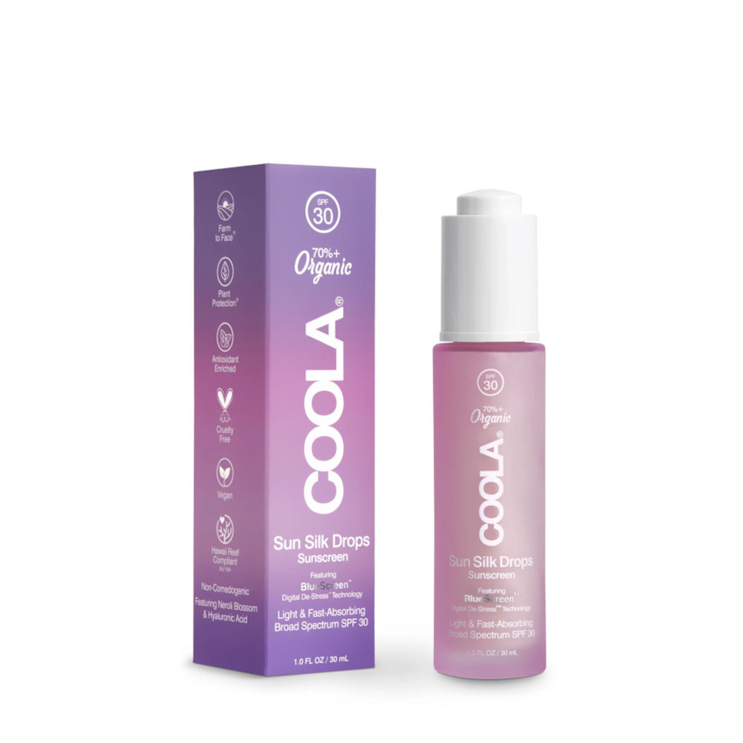 Coola Sun Silk Drops SPF30 Sérum solaire