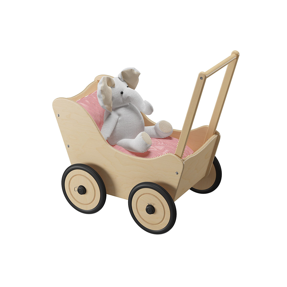 Puppenwagen als Lauflernhilfe in verschiedenen Farben