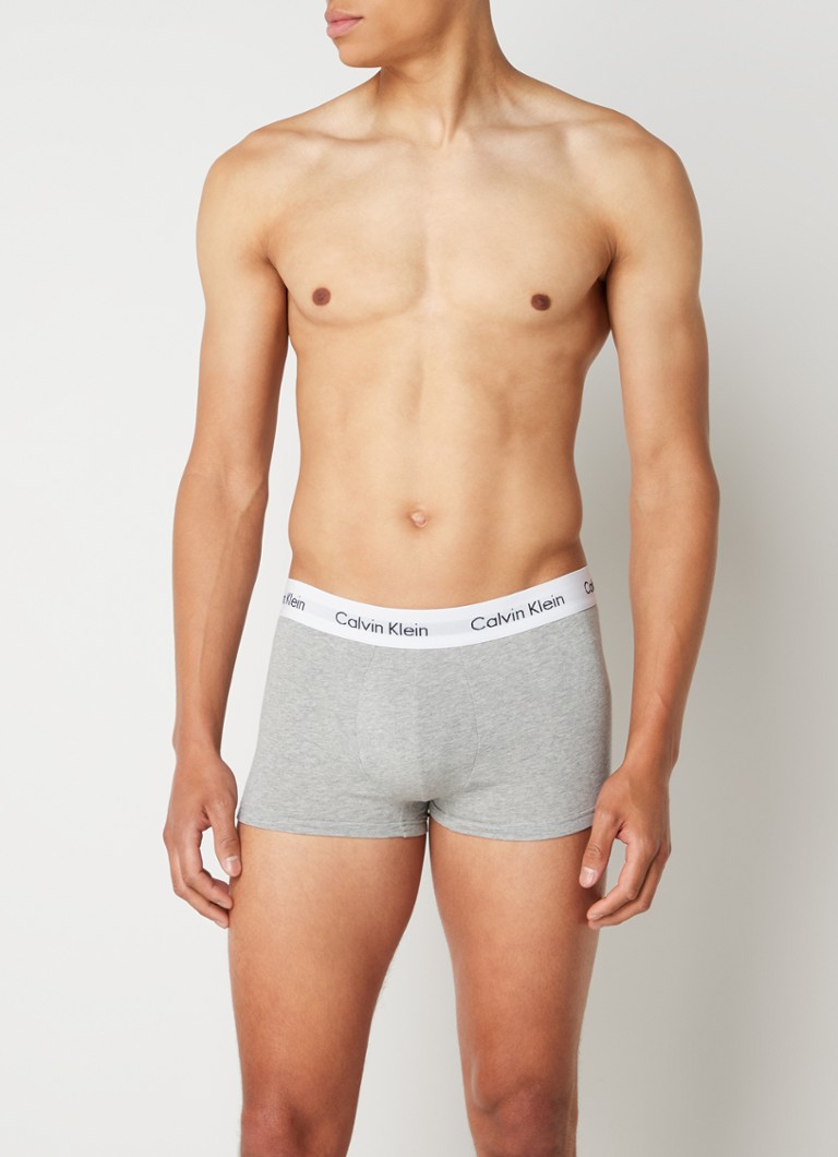 Calvin Klein logós derékpántos boxeralsó, 3 darabos kiszerelésben