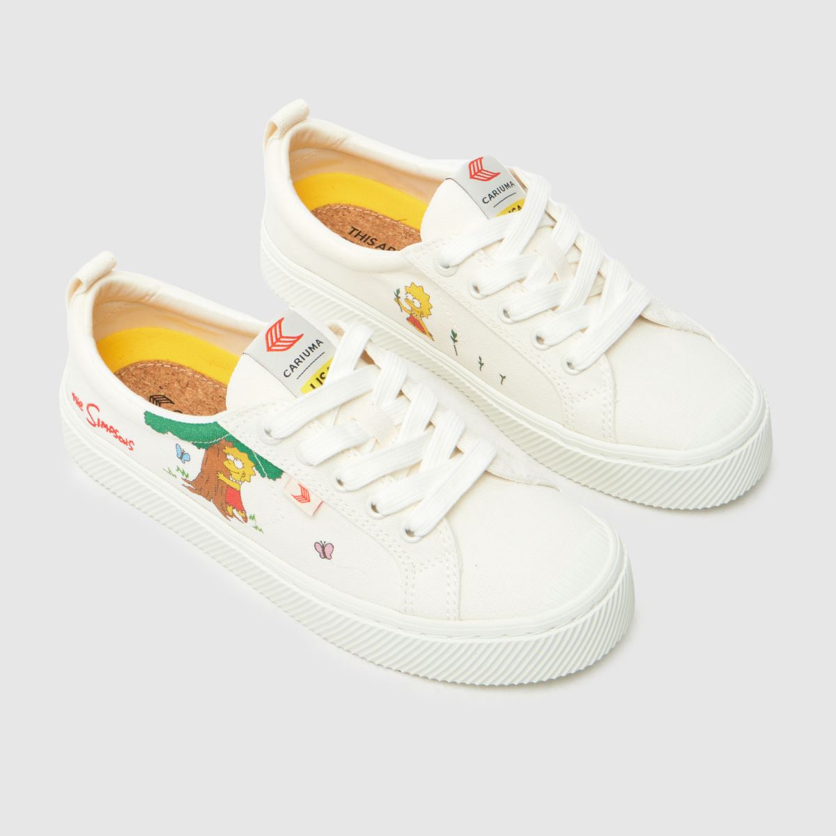 CARIUMA – Simpson Oca – Låga sneakers i benvita, flerfärgade