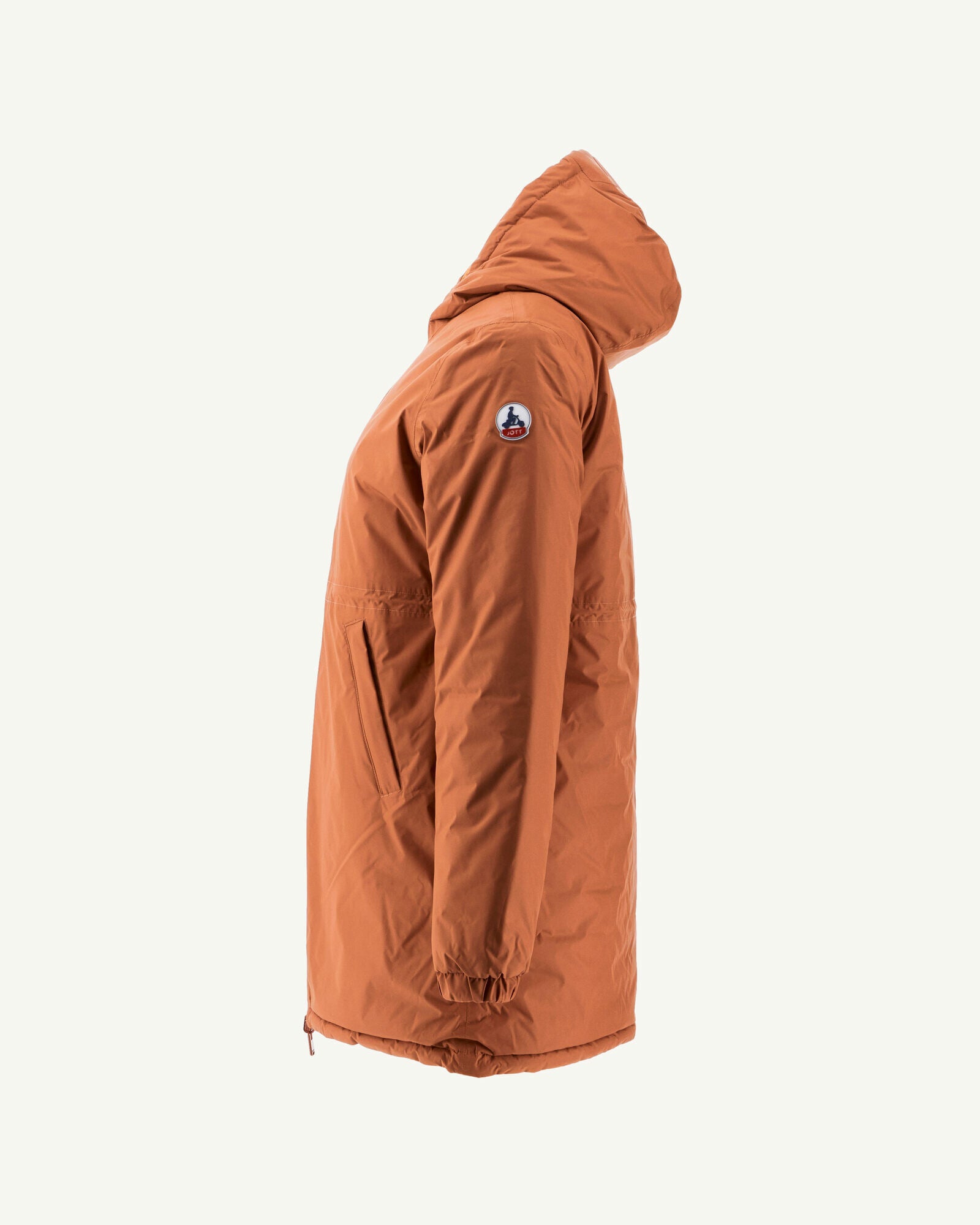 Doudoune longue réversible Camel/Camel clair Roma