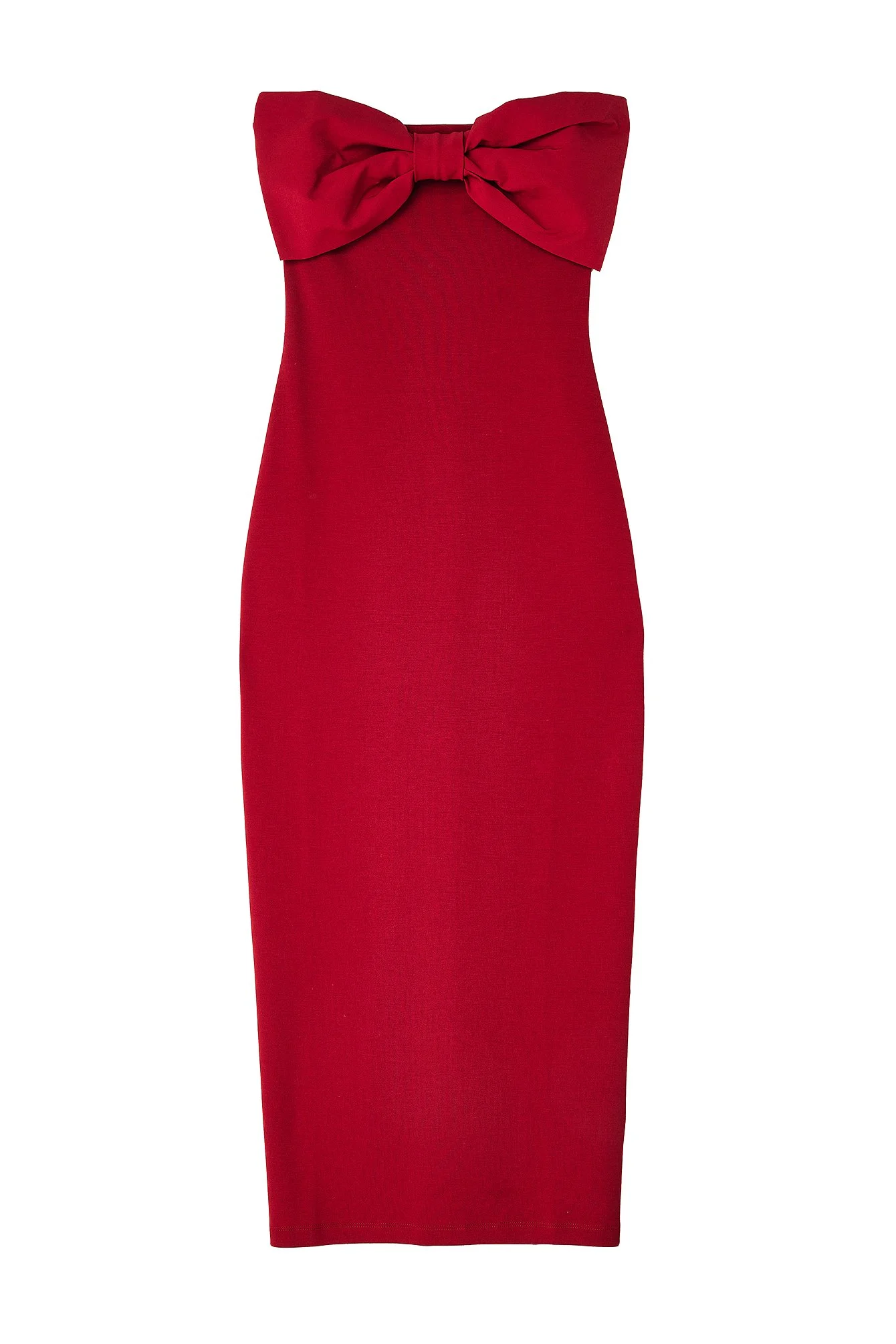 Midikleid mit Schleife