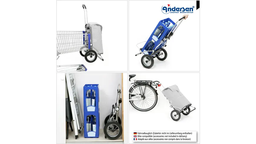 Andersen Royal  Shopper Einkaufstrolley Signe schwarz