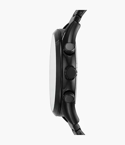 Fossil Outlet Herrenuhr Fenmore Multifunktion Edelstahl Schwarz