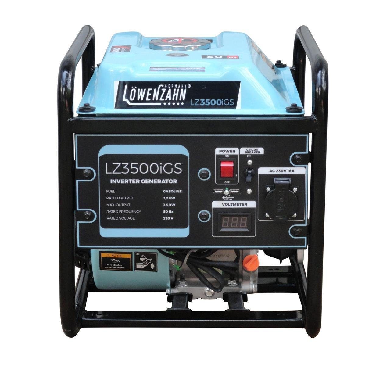 Löwenzahn Stromerzeuger Inverter Stromerzeuger 3500W-4-Takt Motor, (1-tlg)