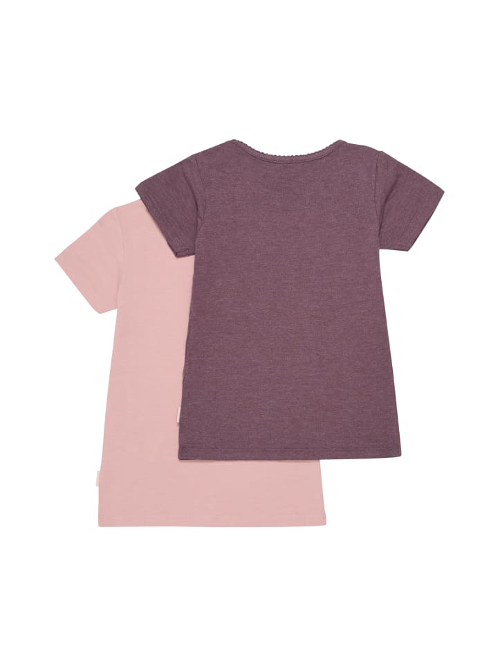 Minymo T-Shirt MINYMO - MIBasic 33 - T-shirt (2-pack) - 3933 in Rosa günstig kaufen