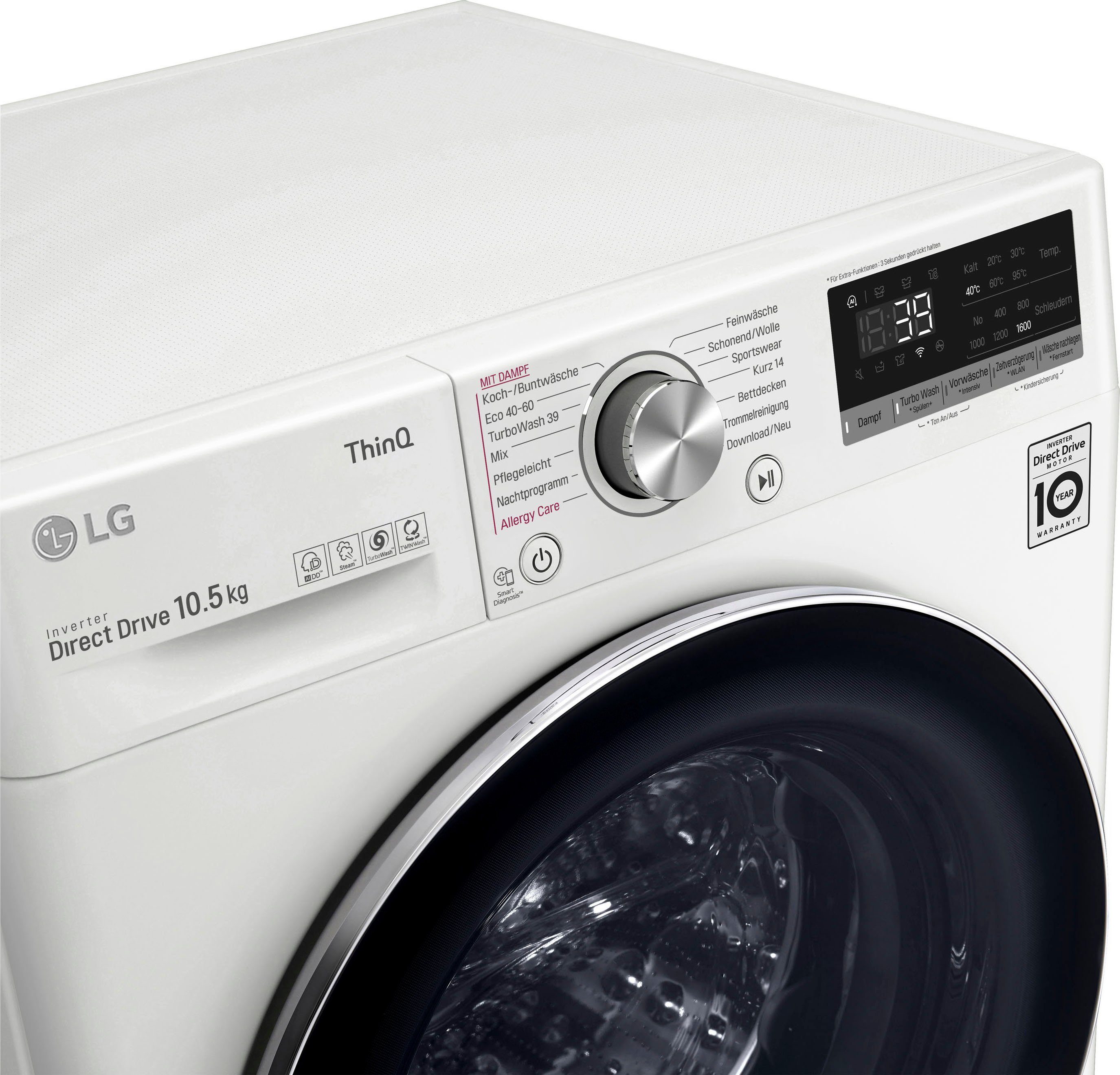 LG Waschmaschine Serie 7 F4WR7012, 11 kg, 1400 U/min