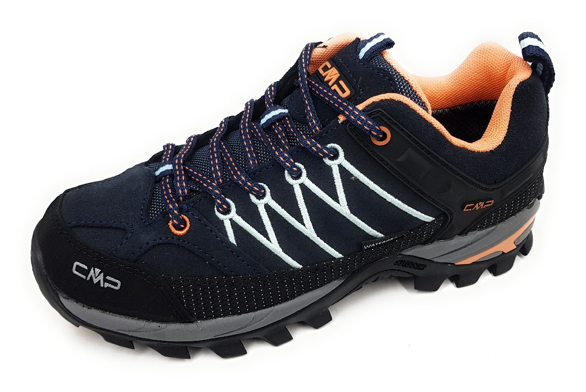 CMP Rigel Low WMN WP 3Q13246 Blau 92 AD Blue Giada Peach