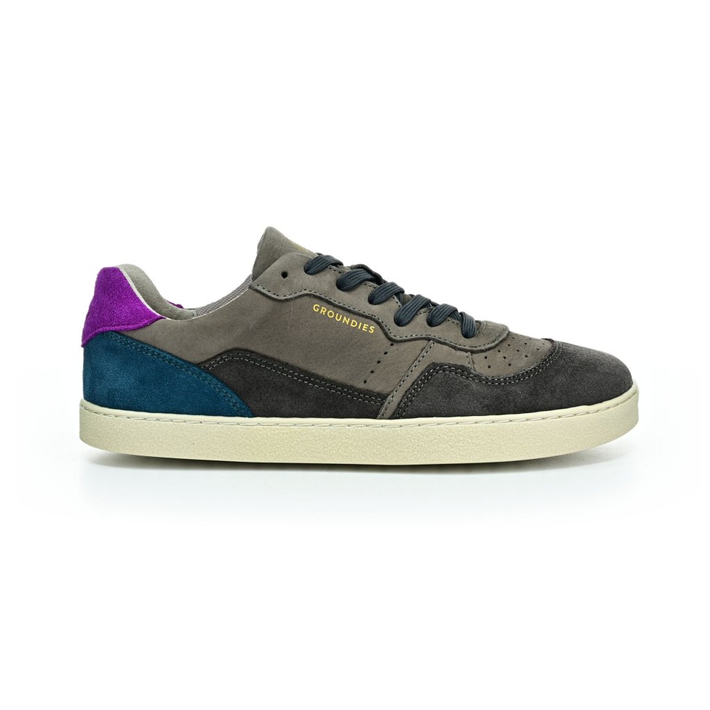 Groundies Nova GS1 Dark Grey/Petrol Barfußsneakers