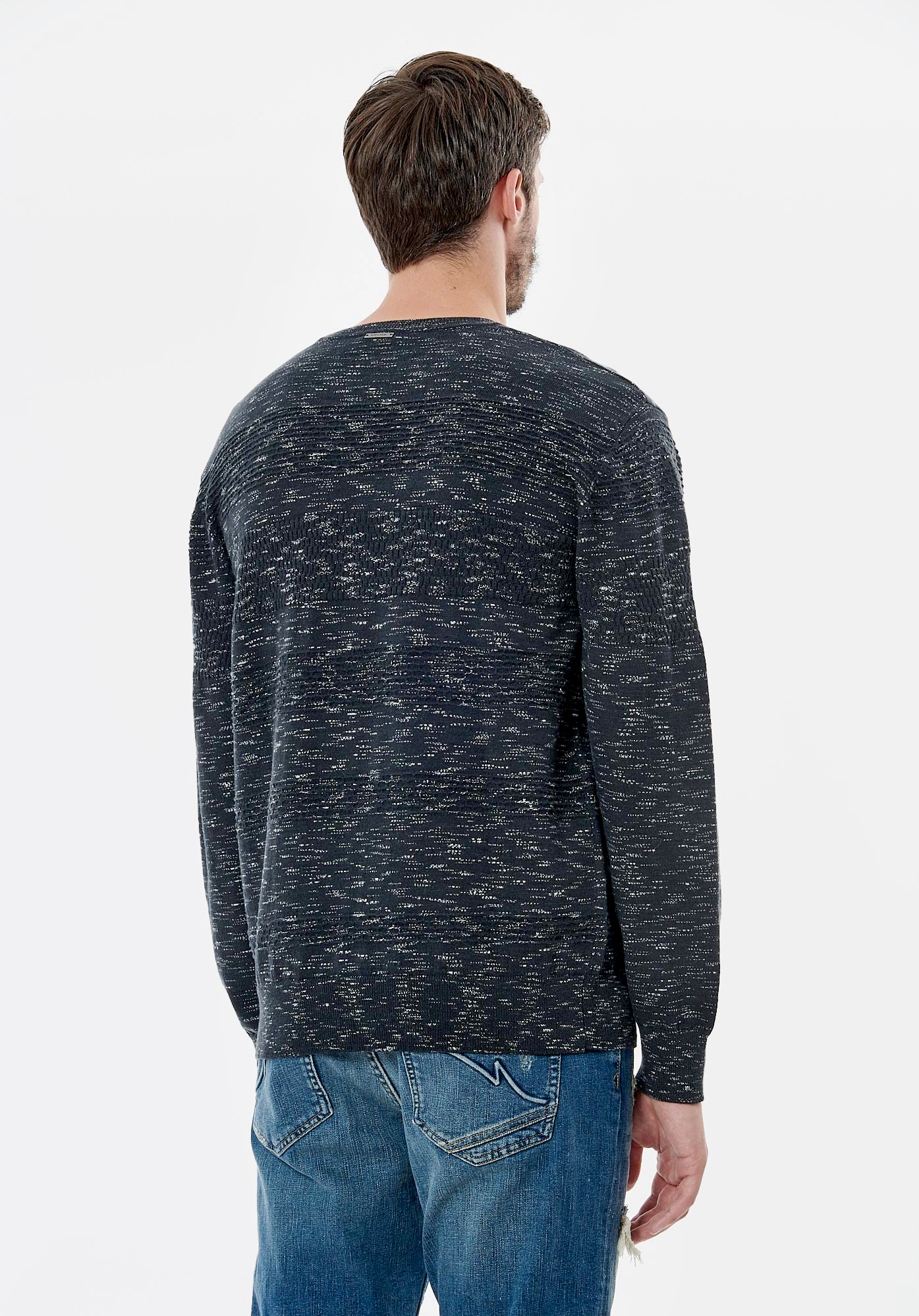 VIRGO  Pull bleu marine homme