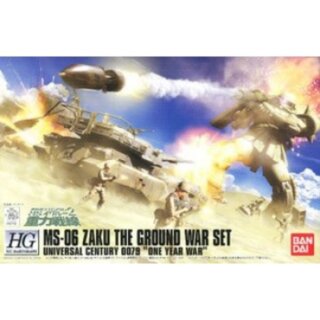 Gundam - HGUC 1/144 Zaku Ground Attack Set