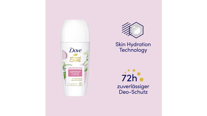 Dove Antitranspirant Roll-On Limited Edition Summer Care 50 ml
